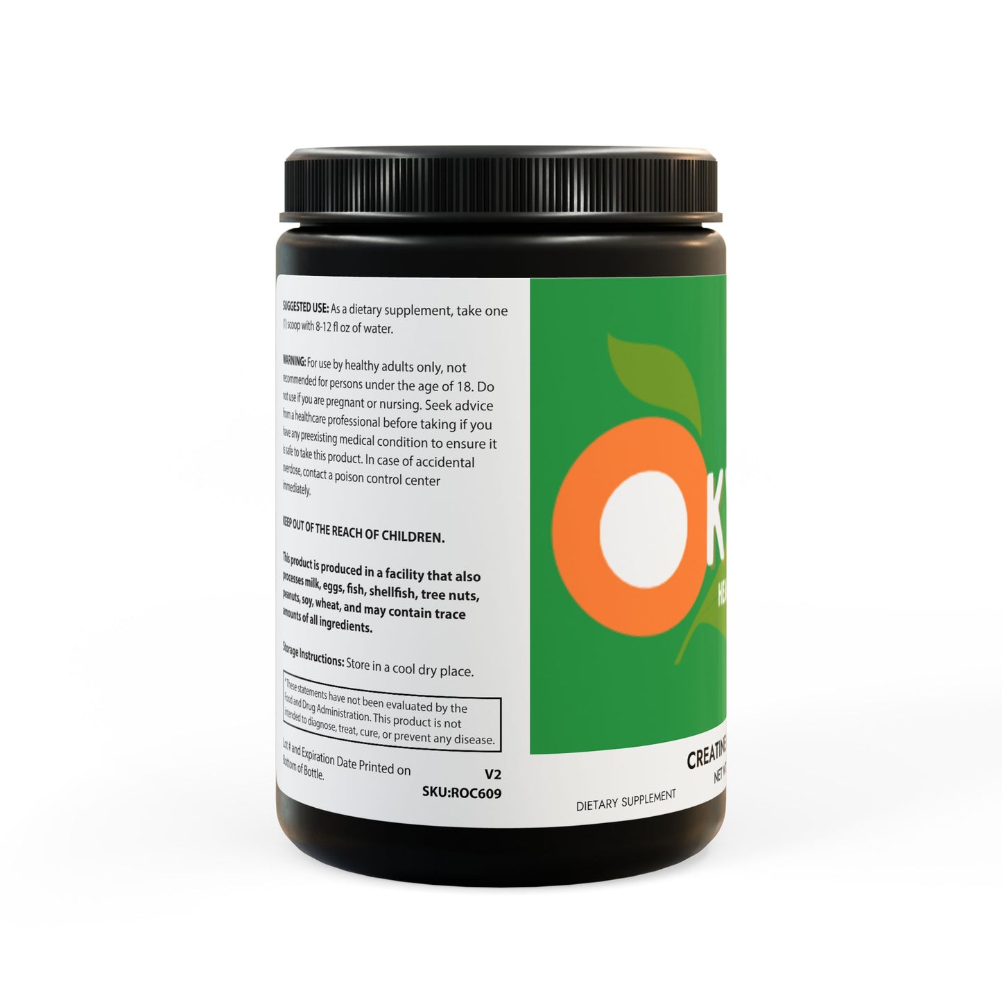 Creatine Monohydrate Supplement (300g, 10.58oz)